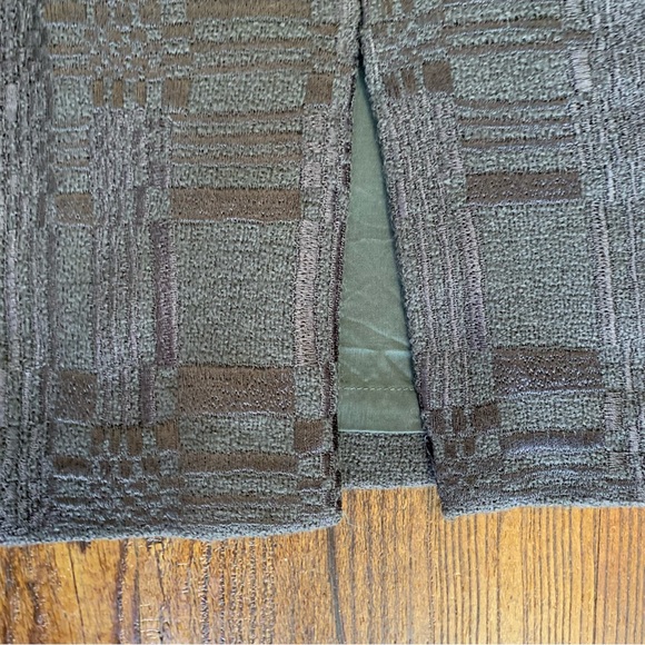 Magaschoni Collection Gray Wool Pencil Skirt - Picture 10 of 13